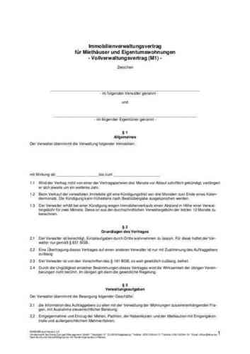 Verwaltungsvertrag f. Miethäuser (PDF)